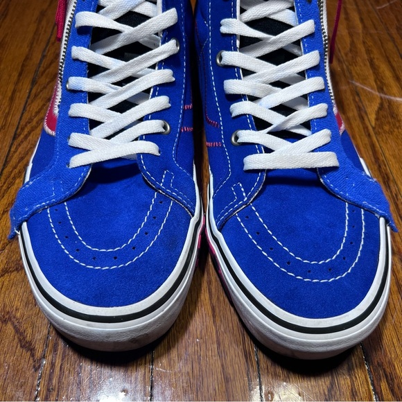 Vans SK8-HI Reissue CAP 'Surf The Web' Racing Red Men’s Size 10 - Picture 6 of 11